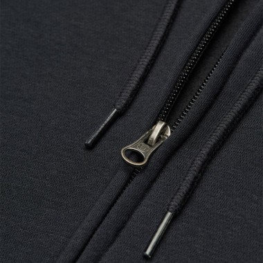 ELEMENT ICON EMBROIDERY ZIP HOODIE FLINT BLACK