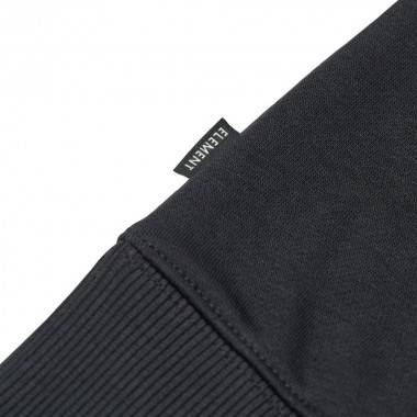ELEMENT ICON EMBROIDERY ZIP HOODIE FLINT BLACK