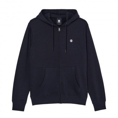 ELEMENT ICON EMBROIDERY ZIP HOODIE FLINT BLACK