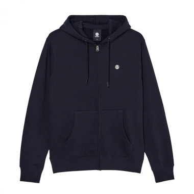 ELEMENT ICON EMBROIDERY ZIP HOODIE FLINT BLACK