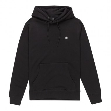 ELEMENT ICON EMBROIDERY HOODIE FLINT BLACK