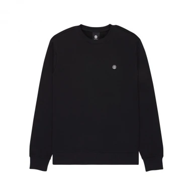 ELEMENT ICON EMBROIDERY SWEATSHIRT FLINT BLACK