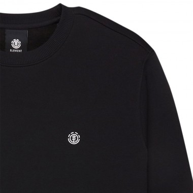 ELEMENT ICON EMBROIDERY SWEATSHIRT FLINT BLACK