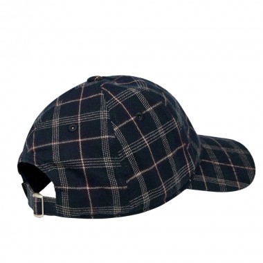 ELEMENT ICON DAD CAP CHECK TARTAN BLUE