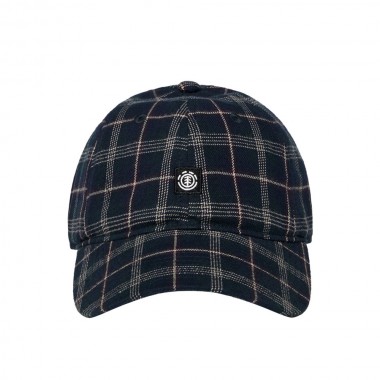 ELEMENT ICON DAD CAP CHECK TARTAN BLUE