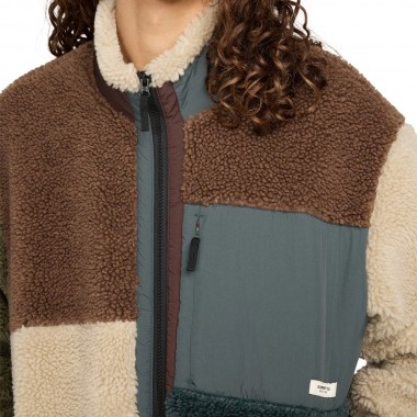 ELEMENT OAK SHERPA JACKET MULTICOLOR