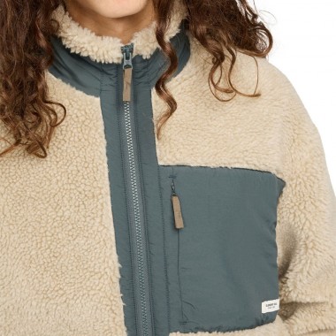 ELEMENT OAK SHERPA JACKET OAT MILK