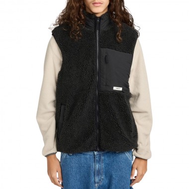ELEMENT LAKE SHERPA VEST OFF BLACK