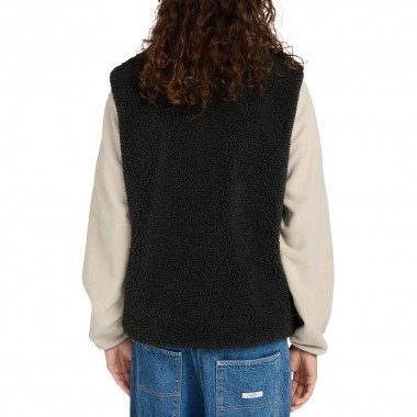 ELEMENT LAKE SHERPA VEST OFF BLACK