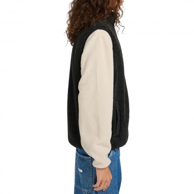 ELEMENT LAKE SHERPA VEST OFF BLACK
