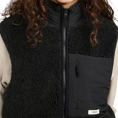 ELEMENT LAKE SHERPA VEST OFF BLACK