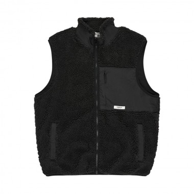 ELEMENT LAKE SHERPA VEST OFF BLACK