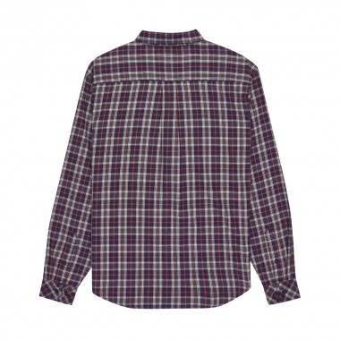 ELEMENT BUTTON DOWN REGULAR FLANNEL LS SHIRT TARTAN GRAYSTONE