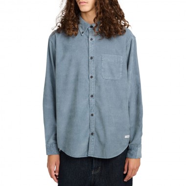 ELEMENT BUTTON DOWN REGULAR CORDUROY LS SHIRT BLUE MIRAGE