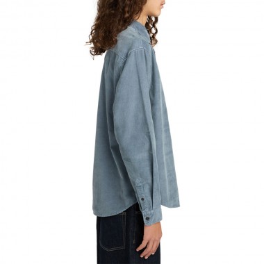 ELEMENT BUTTON DOWN REGULAR CORDUROY LS SHIRT BLUE MIRAGE