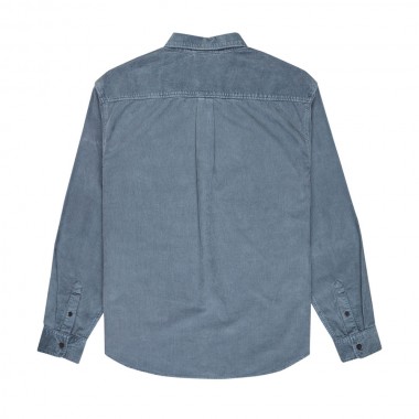 ELEMENT BUTTON DOWN REGULAR CORDUROY LS SHIRT BLUE MIRAGE