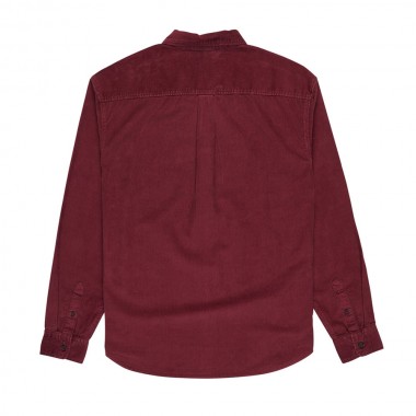 ELEMENT BUTTON DOWN REGULAR CORDUROY LS SHIRT ZINFANDEL