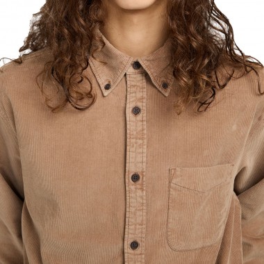 ELEMENT BUTTON DOWN REGULAR CORDUROY LS SHIRT CARIBOU