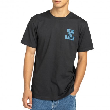 ELEMENT TIMBER ON TRACK T-SHIRT OFF BLACK