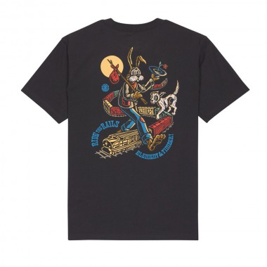 ELEMENT TIMBER ON TRACK T-SHIRT OFF BLACK