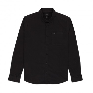 RVCA THATLL DO STRETCH LS WOVEN SHIRT BLACK