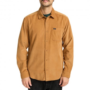 RVCA FREEMAN CORD II LS SHIRT CAM