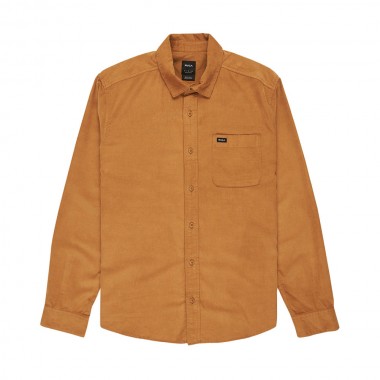 RVCA FREEMAN CORD II LS SHIRT CAM