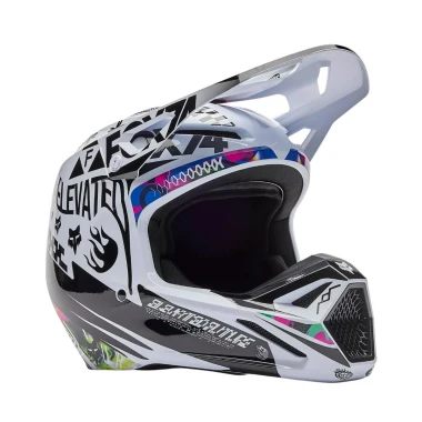 FOX V1 IMAGE COSMO HELMET WHITE/BLACK