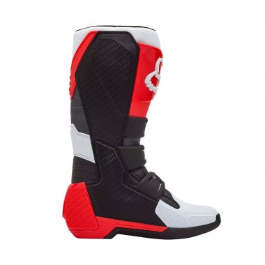 FOX COMP BOOTS WHITE/FLUORESCENT RED