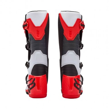 FOX COMP BOOTS WHITE/FLUORESCENT RED