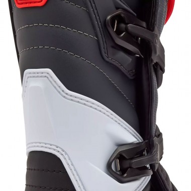 FOX COMP BOOTS WHITE/FLUORESCENT RED