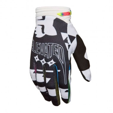 FOX 180 IMAGE COSMO GLOVES WHITE/BLACK