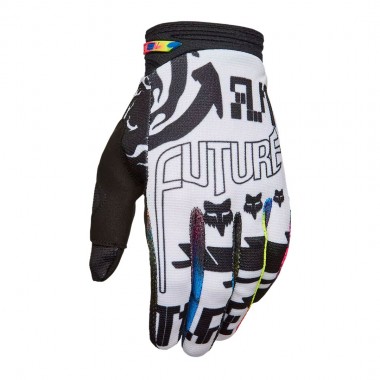 FOX 180 IMAGE COSMO GLOVES WHITE/BLACK