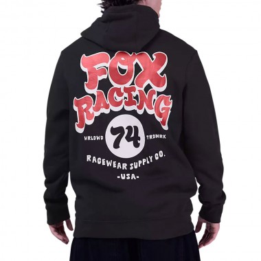 FOX RACEWEAR HOODIE BLACK