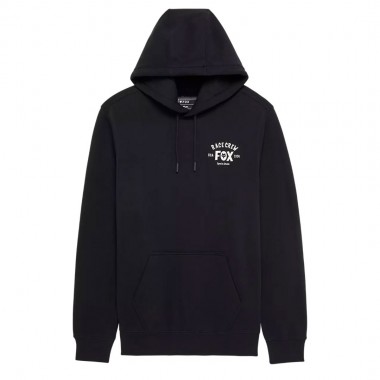 FOX SLOGAN HOODIE BLACK