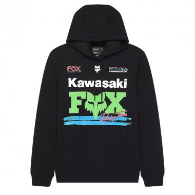 FOX X KAWASAKI HOODIE BLACK