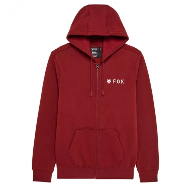 FOX ABSOLUTE ZIP HOODIE RUST