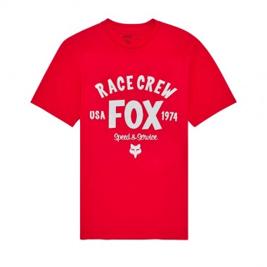 FOX SLOGAN PREMIUM TEE FLAME RED