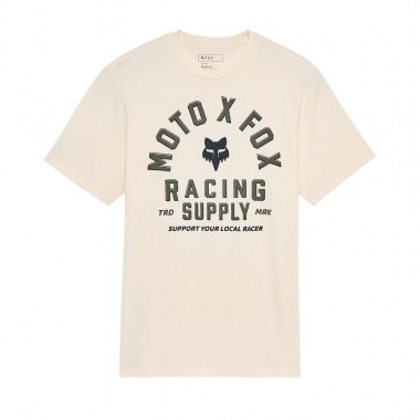 FOX LOCAL RACER PREMIUM TEE OFF WHITE