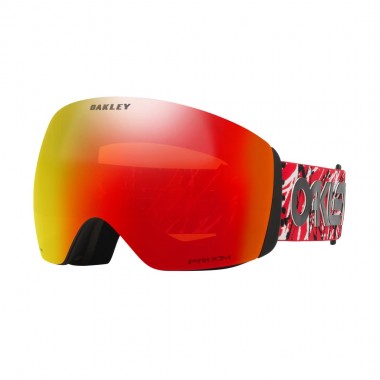 OAKLEY FLIGHT DECK L SNOW GOGGLES RED EDDIE/PRIZM SNOW TORCH IR