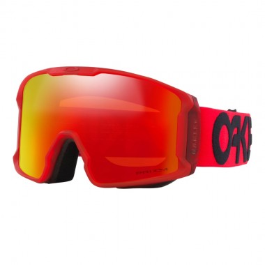 OAKLEY LINE MINER L SNOW GOGGLES B1B REDLINE/PRIZM TORCH IR