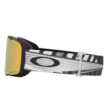OAKLEY LINE MINER PRO L SNOW GOGGLES BLK FORGE/PR 24K&S.GOLD IR