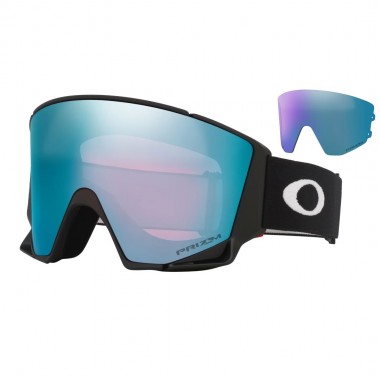 OAKLEY FLOW SCAPE L SNOW GOGGLES MT BLK/PRZM SAPPHIRE & ICED IR