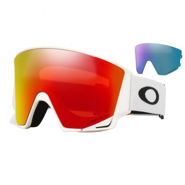 OAKLEY FLOW SCAPE L SNOW GOGGLES MTTWHITE/PRIZM TORCH & ICED IR