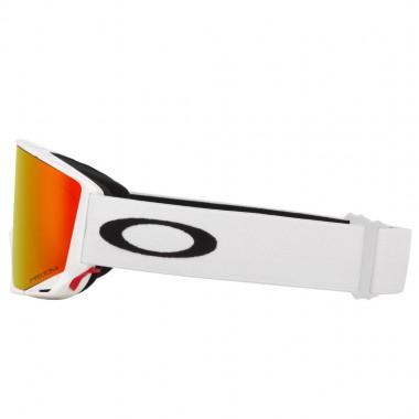 OAKLEY FLOW SCAPE L SNOW GOGGLES MTTWHITE/PRIZM TORCH & ICED IR