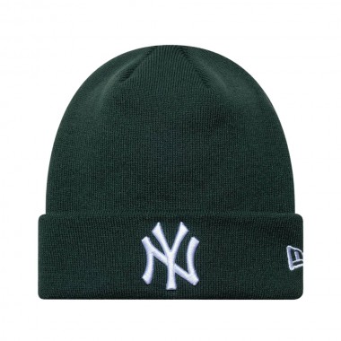 NEW ERA MLB LEAGUE ESS NY YANKEES BEANIE DARK GREEN