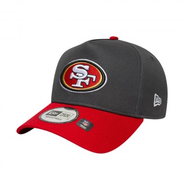 NEW ERA NFL SAN FRANCISCO 49ERS EFRAME ADJ CAP CHARCOAL