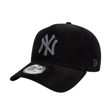NEW ERA MLB NY YANKEES CORD EFRAME ADJ CAP BLACK