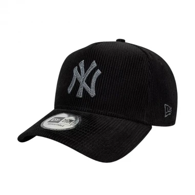NEW ERA MLB NY YANKEES CORD EFRAME ADJ CAP BLACK