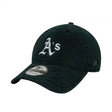 NEW ERA MLB OAKLAND ATHLETICS BORG 9FORTY ADJ CAP DARK GREEN